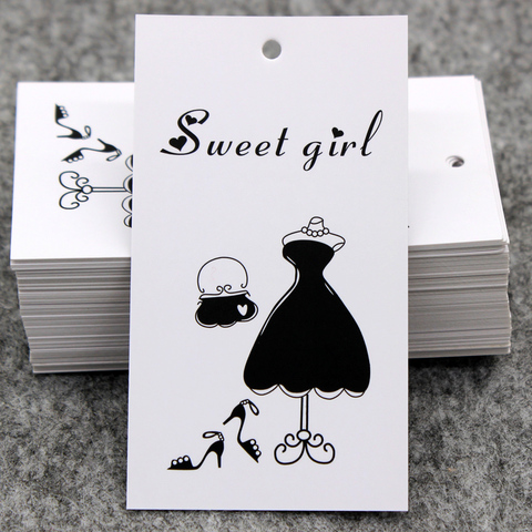 300gsm paper private tag price tag stamp gold  silvery hang tags with logo printed swing tags clothing label personalized labels ► Photo 1/6