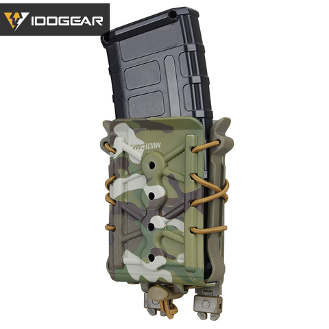 IDOGEAR Tactical Magazine Pouch MOLLE Mag Holder Rifle Mag Pouch  5.56 7.62mm   Airsoft Holster Fastmag 3560 ► Photo 1/6