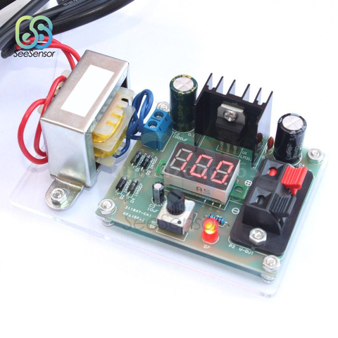 LM317 Adjustable AC to DC Regulated Voltage 220V 110V to 12V Step Down Power Supply Module Transformer Voltage Converter DIY Kit ► Photo 1/6