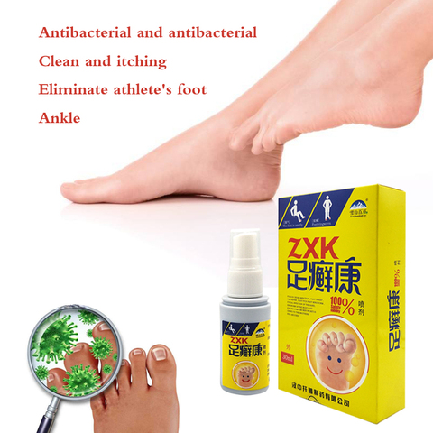 Spray Antibacterial Deodorant Powder Anti Itch Sweat Odor Feet Athletes Foot Liquid Anti-fungi Shoe Sock Feet Care ► Photo 1/6