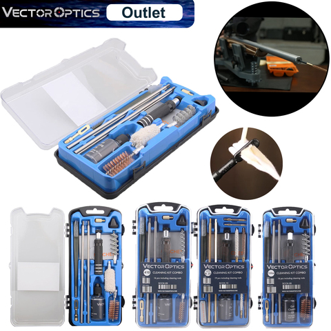 Vector Optics 12GA Cleaning Kit Hunting Accessories .177 .22 Calibre Bore Cleaner Tactical Rifle Cleaning Tool Barrel Caliber ► Photo 1/6