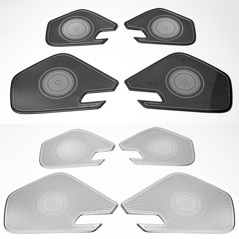 4pcs stainless steel interior door speaker sound decorative cover trims for Lada Xray and Xray Cross ► Photo 1/1