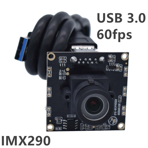 1080p Imx290 Sensor Starlight 2MP Camera Module Low Light high definition 60fps USB Camera module Available for Android System ► Photo 1/6