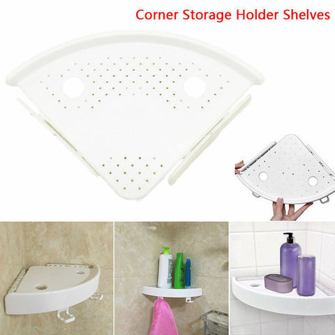 Fashion Durable Bathroom Corner Shelf Shower Storage Caddy Rack Organiser Tray Holder Accessory ► Photo 1/6