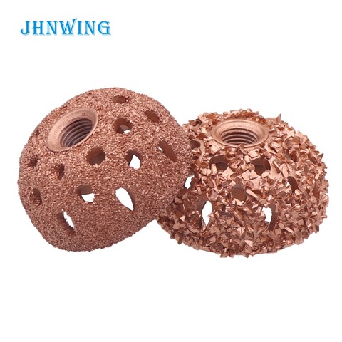 1pc Coarse / Fine Grit Buffing Wheel Tungsten Carbide Rasp / Contour Cup Wheel Grind Ball Rasp Woodworking Tire Repair Tool ► Photo 1/6