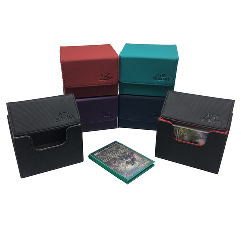 AEGIS GUARDIAN Side-Loading Card Box Deck Case Mtg Pokemon Yugioh Card Binder: 100+ ► Photo 1/6