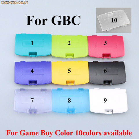 1piece 10 Color Replacement Battery Cover Door for Nintendo Gameboy Color GBC System ► Photo 1/6