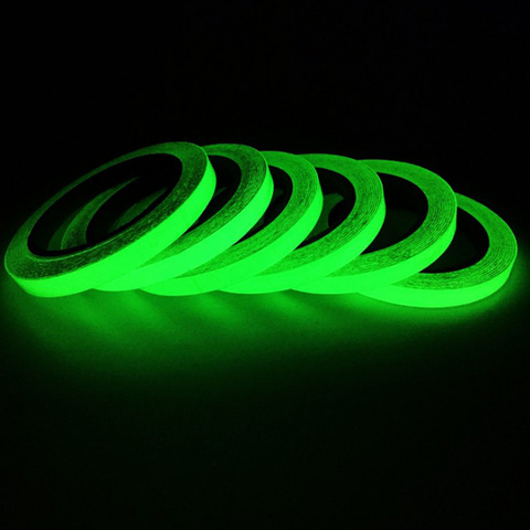 3M Luminous Tape Self-adhesive Glow Emergency Logo In The Dark Afety Stage Sticker Home Decor Party Supplies  Mens Rave Party ► Photo 1/6