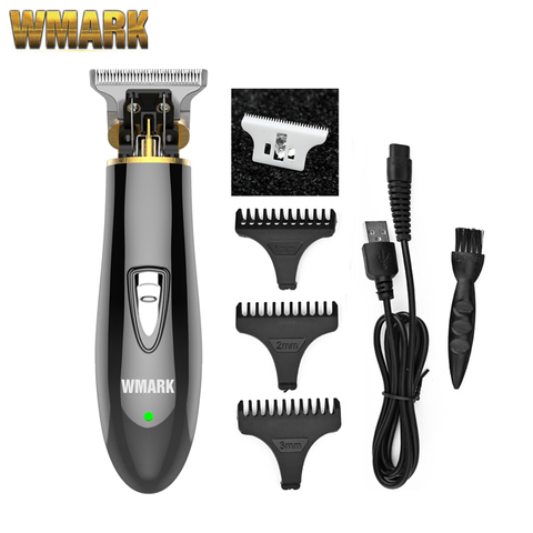 WMARK NG-201  Zero-cut trimmer detail trimmer beard car hair clipper electric haircut razor edge T-wide blade 7000 RPM ► Photo 1/4