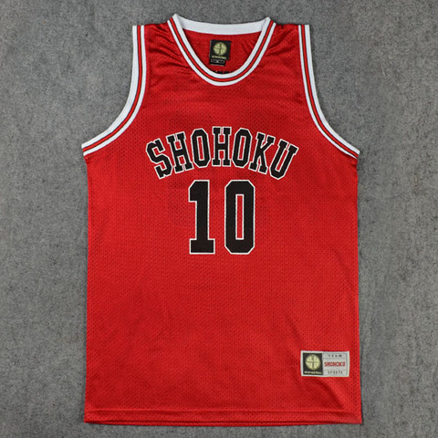 Shohoku School Basketball Team 1-15 Sakuragi Hanamichi Jersey Tops Shirt Sports Wear Uniform Cosplay Size M L XL XXL ► Photo 1/6