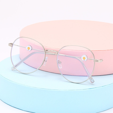 High-quality flower frame glasses Myopia Glasses Women Men Nearsighted Eyewear Anti blue light Glasses with Diopters Minus -1.0 ► Photo 1/6