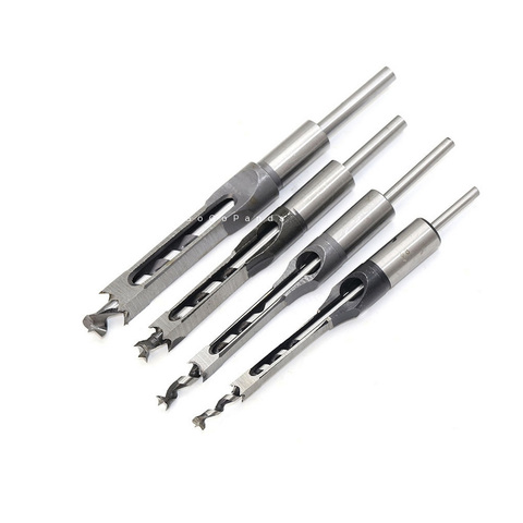 Free Shipping Square Hole Bits (6-20)  Wood Drill Bit Mortising Chisel Set  Mortiser 1 Piece Not 4 Piece ► Photo 1/6