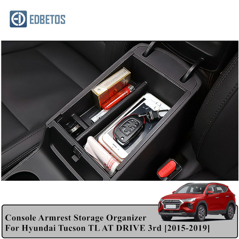 Tucson TL AT DRIVE 3rd 2015 2016 2017 2022 Accessories Tucson TL 3rd Car Storage Organizer For Hyundai Tucson TL Glove Box ► Photo 1/6