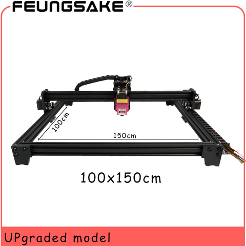 30w woodworking 20w laser big area cnc 100x150cm Laser Engraving Machine 15w laser machine pmw control ttl,5500mw Laser engraver ► Photo 1/6