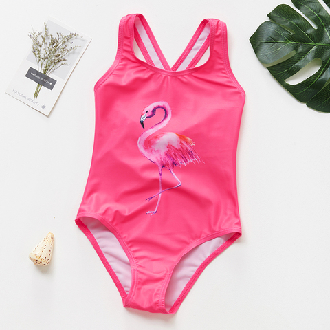For 2~12Year Girls swimsuit One piece Girls Swimwear High quality Children swimwear Kids Beach wear Bathing suit-ST146MIX ► Photo 1/6