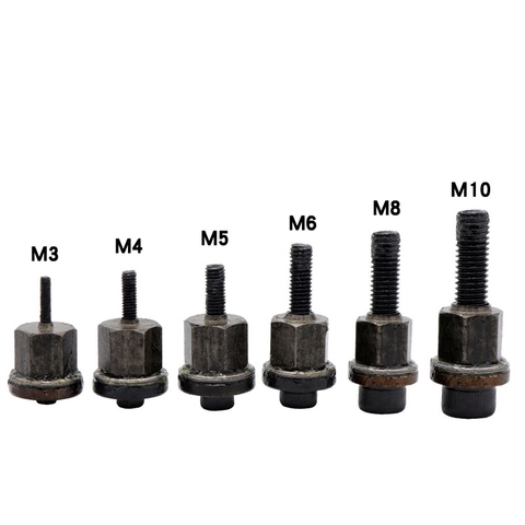 6Pcs Hand Rivet Nut Head Nuts Simple Installation Manual Riveter Rivnut Tool Accessory for Nuts M3 M4 M5 M6 M8 M10 ► Photo 1/6