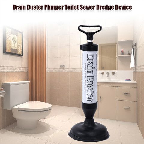 Original Powerful Manual Drain Buster Strong Plunger Toilet Sewer Dredge Device Inflator Toilet Plungers Vacuum Toilet Dredger ► Photo 1/6