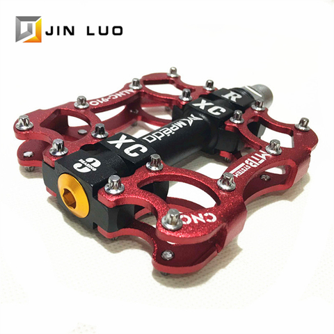 Bike Pedals MTB BMX Sealed 3 Bearing Cleats Pegs Bicycle Pedal Aluminum Alloy Road Mountain Cycle Anti-slip Cycling Accessories ► Photo 1/6