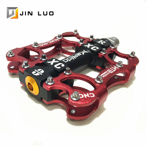 Bike Pedals MTB BMX Sealed 3 Bearing Cleats Pegs Bicycle Pedal Aluminum Alloy Road Mountain Cycle Anti-slip Cycling Accessories ► Photo 1/6