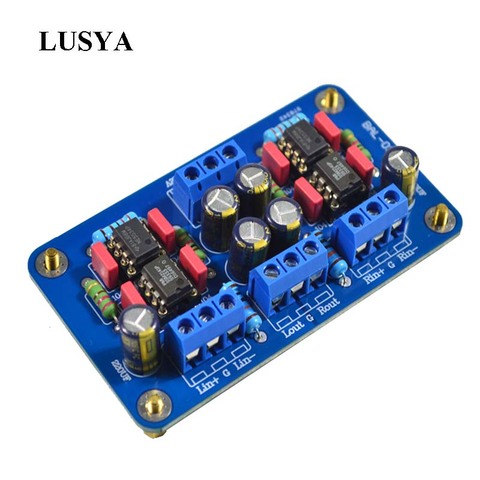 Lusya SSM2141 balanced XLR input to unbalanced RCA single-ended signal output finished board 12-15V  F9-005 ► Photo 1/5