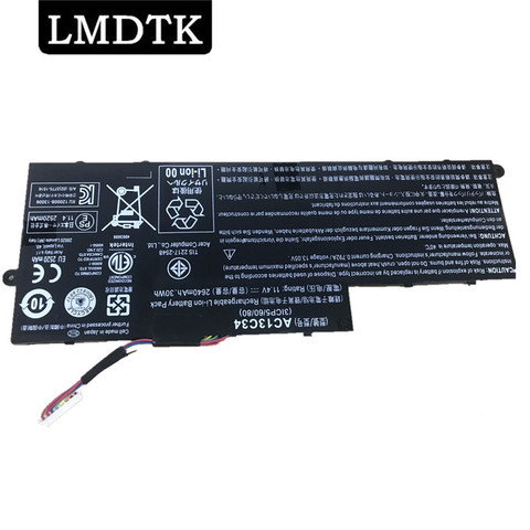 LMDTK New AC13C34  Laptop Battery For Acer Aspire V5-122P V5-132 E3-111 E3-112 ES1-111M MS237 KT.00303.005 ► Photo 1/6