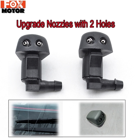 Xukey Pair Front Windshield Wiper Water Washer Jet Nozzle For Mazda 5 MK2 2006 2007 2008 2009 2010 For Mazda 3 6 2003 2004 2005 ► Photo 1/6