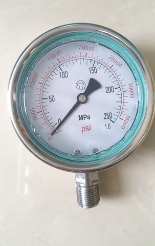 250MPA M20X1.5 High Pressure Fuel System Meter Gauge, 2500bar Common Rail High Pressure Gauge, 250MPA Hydraulic Gauge ► Photo 1/5