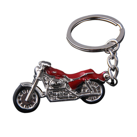 New Motorcycle Key Chain Charm metal keychain men women Car Key Ring 4 color key holder best gift jewelry ► Photo 1/6