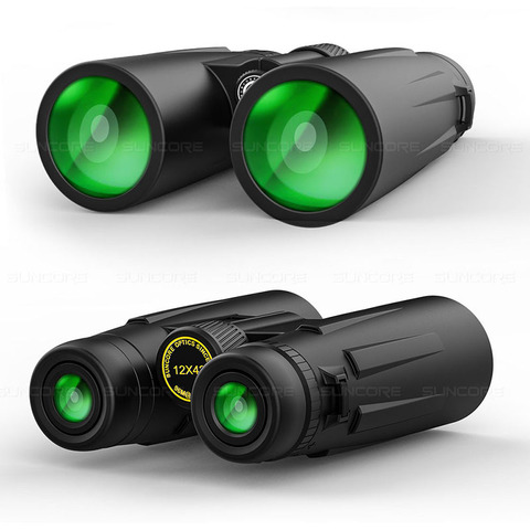 12x42 Professional Binoculars HD High Power Bak-4 Prism Multi-layer Green Coating Portable Telescope Outdoor Hiking Camping ► Photo 1/6