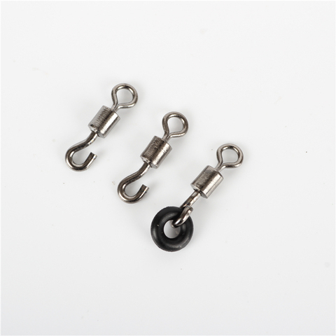 20pcs Opening 8 Shape Swivel Single Hook Swivel  Pin High Quality Alloy Copper Solid Connector Rings Fishing Tackle Accessory ► Photo 1/6