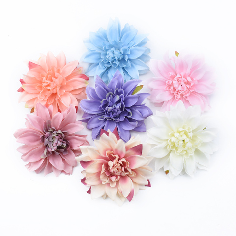 Buy Online 6 Pieces Silk Gerbera 10cm Wedding Decorative Flowers Wall Diy Christmas Wreath Vase For Home Decor Artificial Flowers Wholesale Alitools