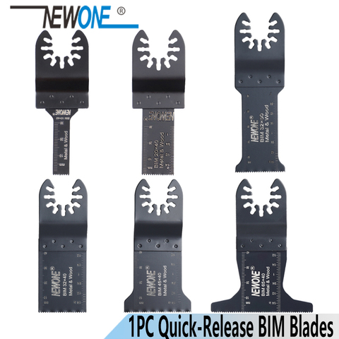 NEWONE Quick-Release 10/20/32/45/65mm Bi-metal Oscillating MultiTool Renovator saw blades BIM blades Power tool accessories ► Photo 1/6