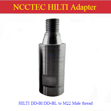 adapter adaptor connector HILTI DD-BI/DD-BL to M22 1/2'' BSP Male thread for Diamond Core Drill Bits Machines converter ► Photo 1/3