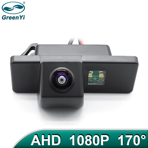 GreenYi 170° 1280x720P HD AHD Night Vision Vehicle Rear View Camera For Nissan QASHQAI X-TRAIL Citroen C4 C5 Peugeot 307 Car ► Photo 1/6