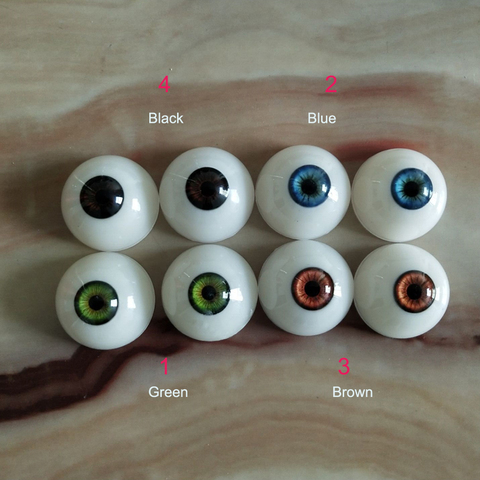 Plastic eye for silicone doll eyes black blue green brownRed silver grey purple yellow amber eyeball for TPE sex doll ► Photo 1/6