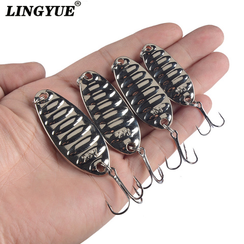1PCS Metal Spinner Spoon trout Fishing Lure Hard Bait Sequins Noise Paillette Artificial Bait small hard sequins spinner ► Photo 1/6