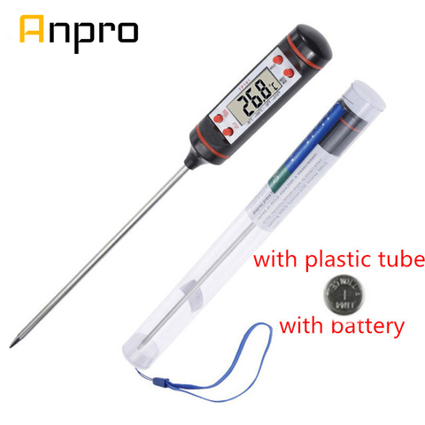 Anpro Kitchen Digital BBQ Food Thermometer Meat Cake Candy Fry Grill Dinning Household Cooking Thermometer Gauges with Battery ► Photo 1/6