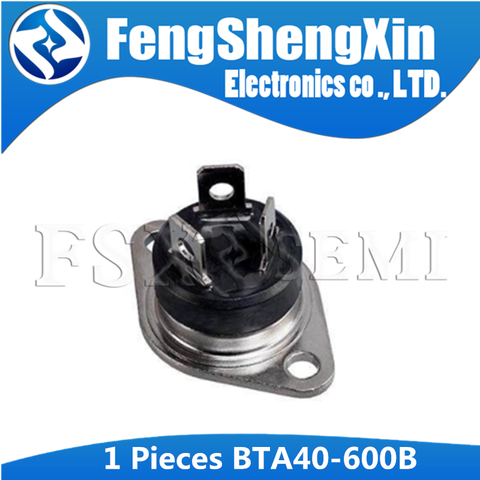 1 Pcs BTA40-600B BTA40600B TO-3 40A TRIACs  RD-91 SCR 600V 40A BTA40600B DIP BTA40-600 RD-91 400-600B ► Photo 1/2