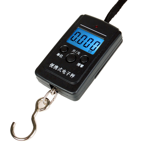 2022 Newest Arrival Electronic Scale Stainless Steel Hook Large LCD Display 4 Units Conversion Weight Counter ► Photo 1/5