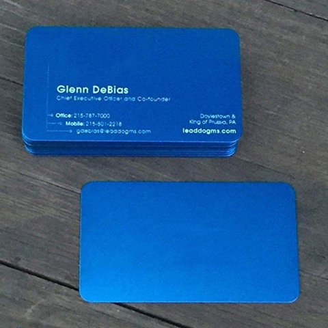 50Pcs Blank Sublimation Metal Name Card Custom Blank Printing Business Cards Kit 24BB ► Photo 1/6
