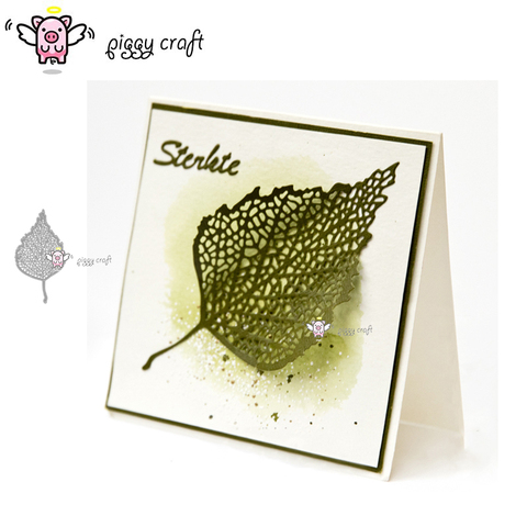 Piggy Craft metal cutting dies cut die mold Leaf decoration Scrapbook paper craft knife mould blade punch stencils dies ► Photo 1/3