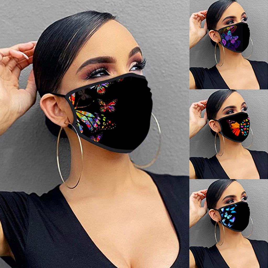 3d butterfly face mask