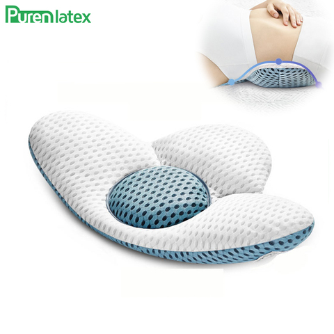 Purenlatex Buckwheat Waist Cushion Relieve Pressure Cotton Cushions Support Lumbar Spine Orthopedic Mat Heighten Pad for Sleep ► Photo 1/1