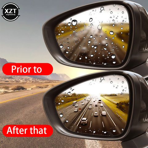 Two-piece car special rain film front gear reverse mirror rear window glass drive oil high-definition full-screen fog film ► Photo 1/1