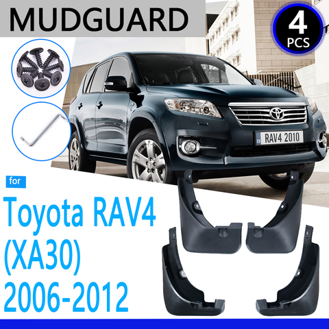 Mudguards for Toyota RAV4 2006~2012 XA30 2007 2008 2009 2010 2011 Car Accessories Mudflap Fender Auto Replacement Parts ► Photo 1/6