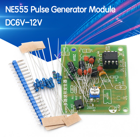 DC6-12V NE555 Pulse Generator Module Sine/Triangle/Square Wave generator multi-channel Waveform Signal Generator DIY Kit ► Photo 1/6