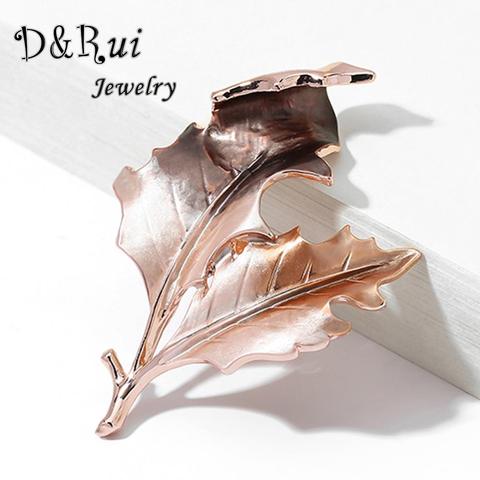 2022 Leaf Brooches Pins Unisex Women And Men Trendy Alloy Plant Brooch Coat Dress Wedding Decoration Pin Jewelry Gifts Badges ► Photo 1/6