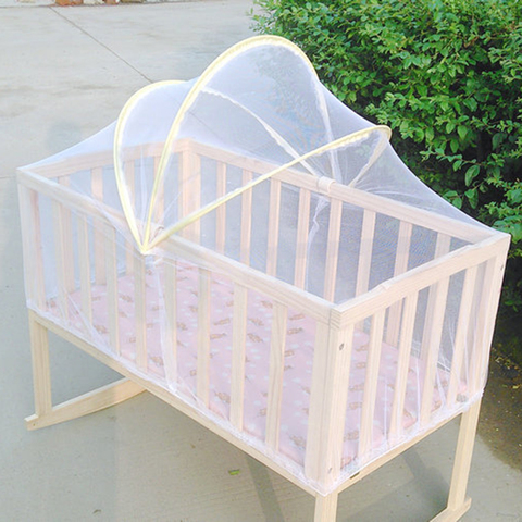 Universal Baby Kids Cradle Mosquito Net Crib Cot Mesh Canopy Infant Toddler Playpens Bed Tent 90x50cm ► Photo 1/6