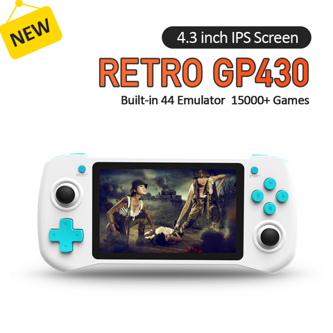 GP430 Game Console Raspberry Pi HDMI Output Portable Handheld  Game Player for PS1/N64/NDS/SNES With 15000 Games Retro Console ► Photo 1/6