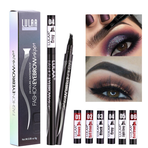 6 tint dye Waterproof  eyebrow pencil eyebrow shadow for eyebrows  makeup Waterproof Long Lasting  Sketch Liquid eyebrow wax ► Photo 1/6